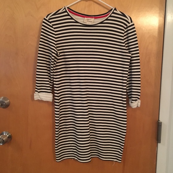 DONATED Striped 3/4 sleeves dress - Picture 2 of 2